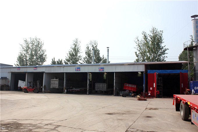 A corner of the factory area