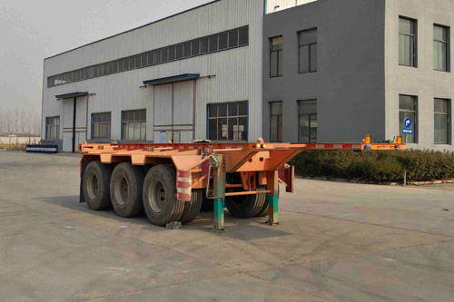 Dangerous goods tank skeleton transport semi-trailer
