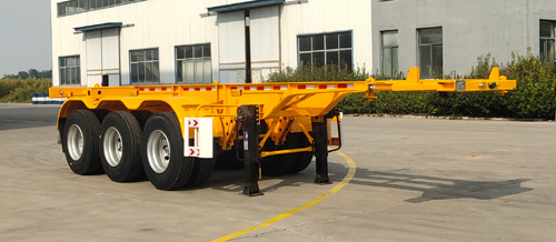 Container transport semi-trailer
