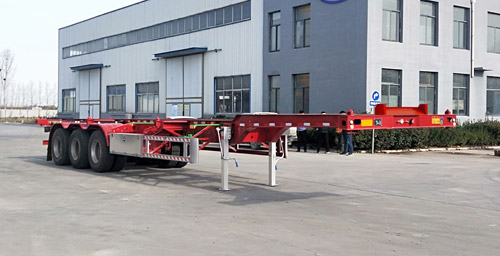 Dangerous goods tank skeleton transport semi-trailer