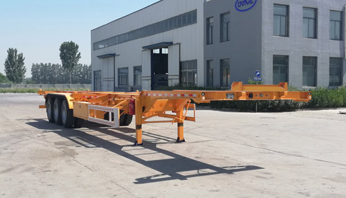 Dangerous goods tank skeleton transport semi-trailer