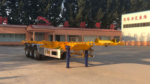 Container transport semi-trailer