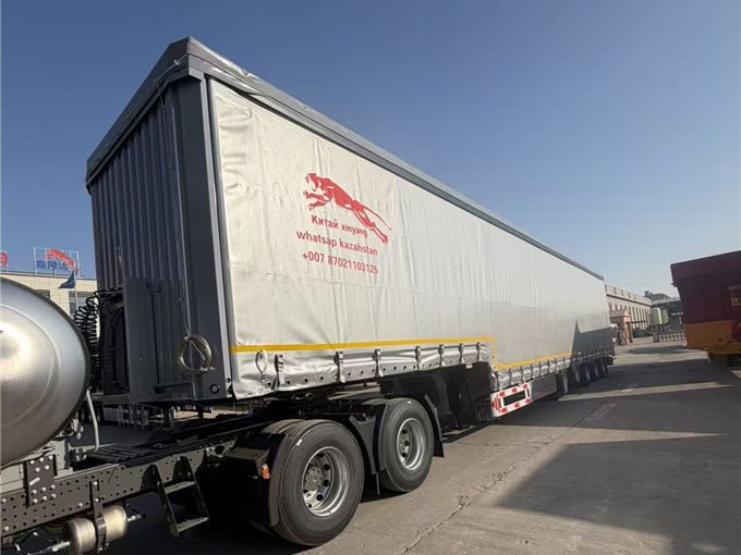 Side curtain box semi-trailer